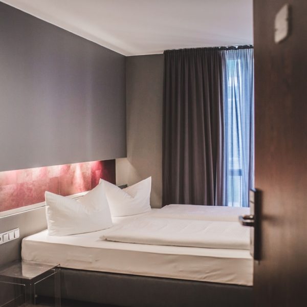 Das Bett im Premium Doppelzimmer