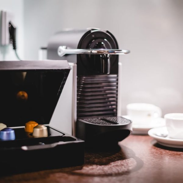 Die Nespresso-Maschine in der Suite